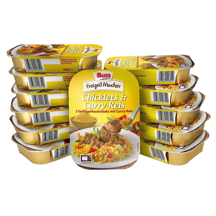 Buss Freizeitmacher Chicklets & Curry-Reis Курчатами з Рисом Каррі 300 г