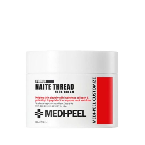 Крем для шиї антивіковий з пептидним комплексом Medi-Peel Premium Naite Thread Neck Cream 100 ml.