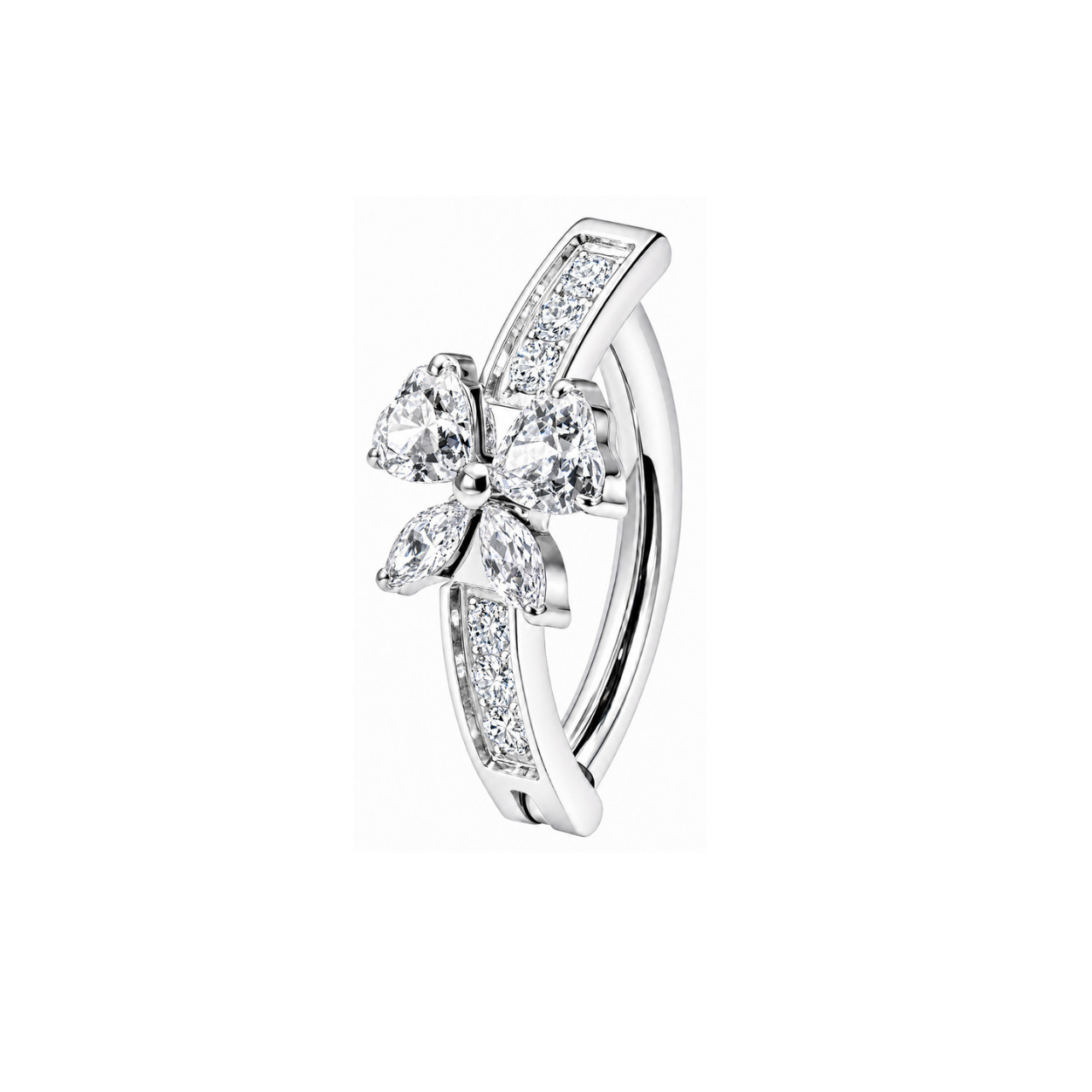 Floral Clicker Navel Piercing