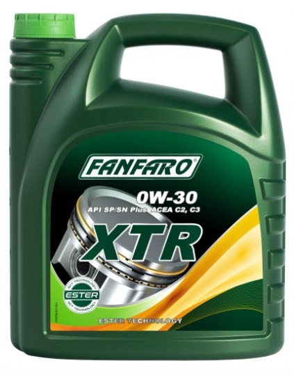 Моторна олива синтетична XTR 0W-30 5л fanfaro