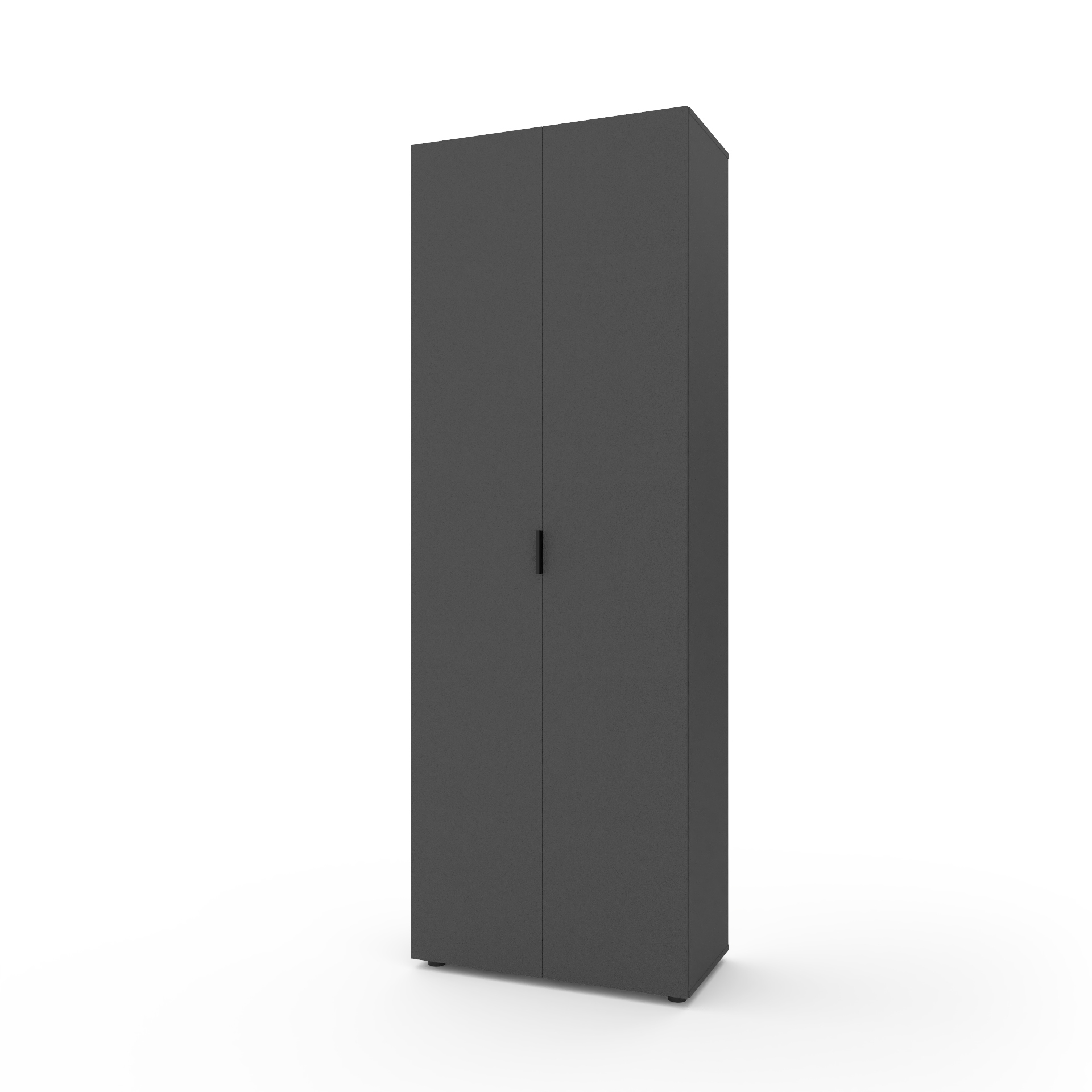 Дводверна розпашна шафа MA006А 800/420/2300 мм., колір антрацит