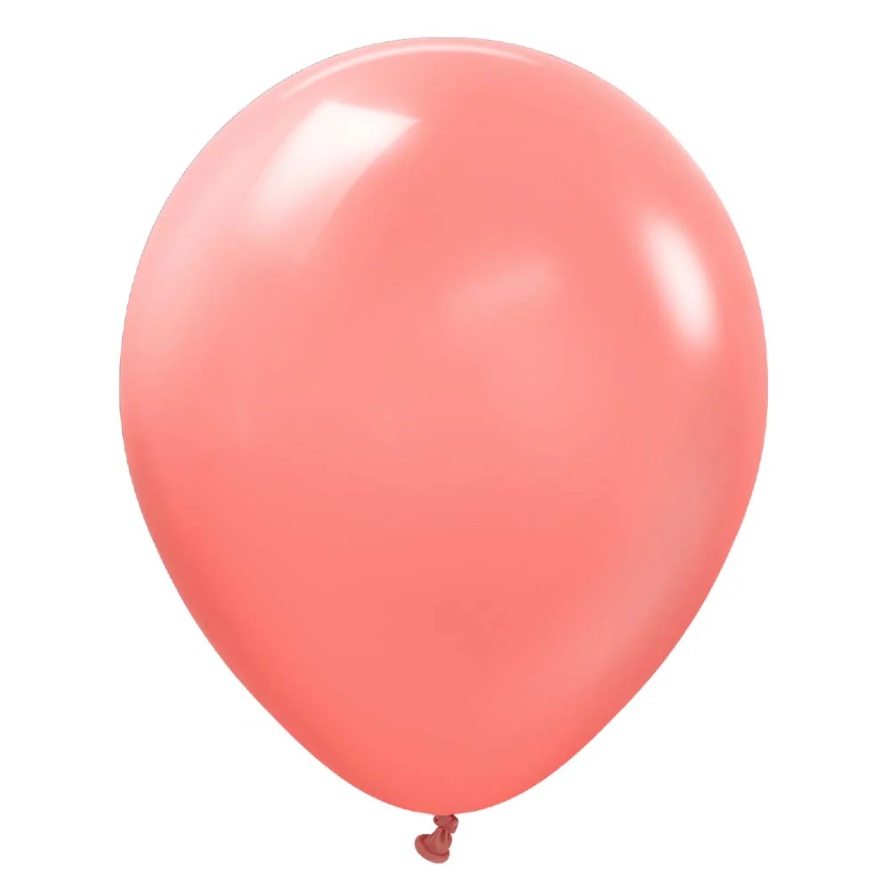 12-inch Coral latex helium balloon