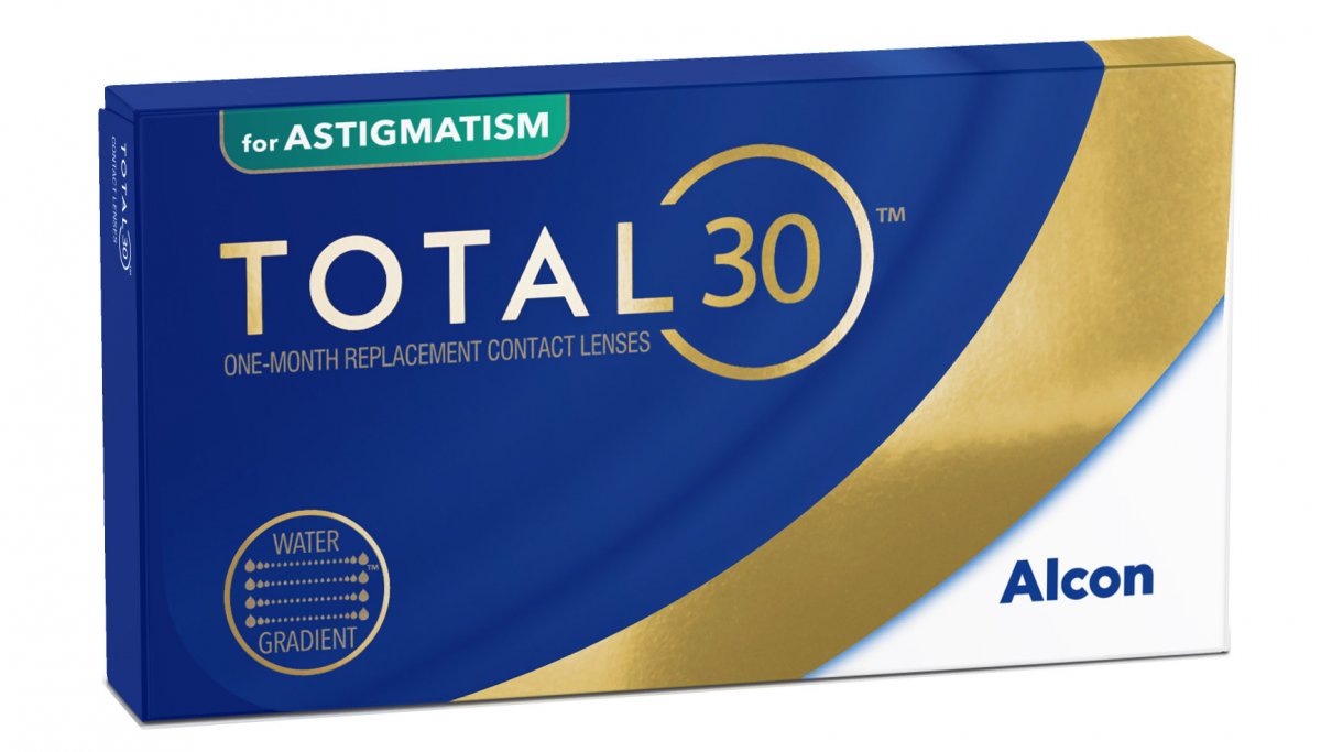 Контактні лінзи Total 30 for Astigmatism (3 шт.)