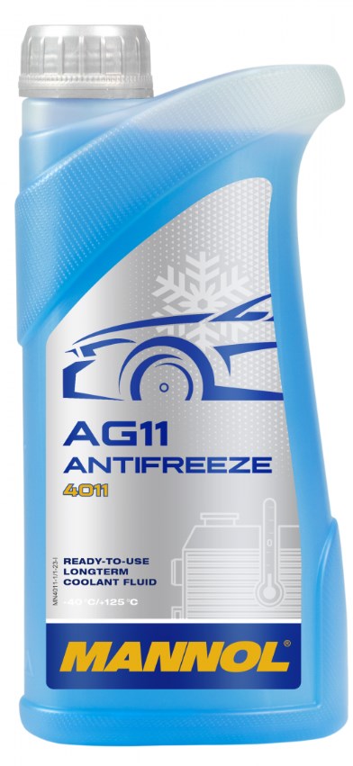 Антифриз синій готовий AG 11 (-40) Longterm 1л   Mannol
