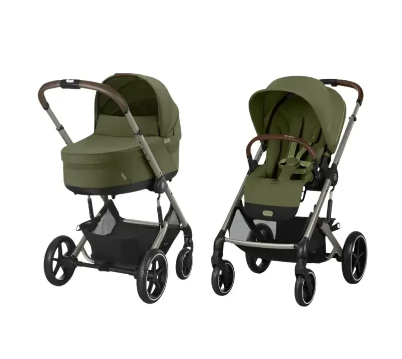 Коляска 2в1 Cybex Balios S Lux 2025 TPE Moss Green