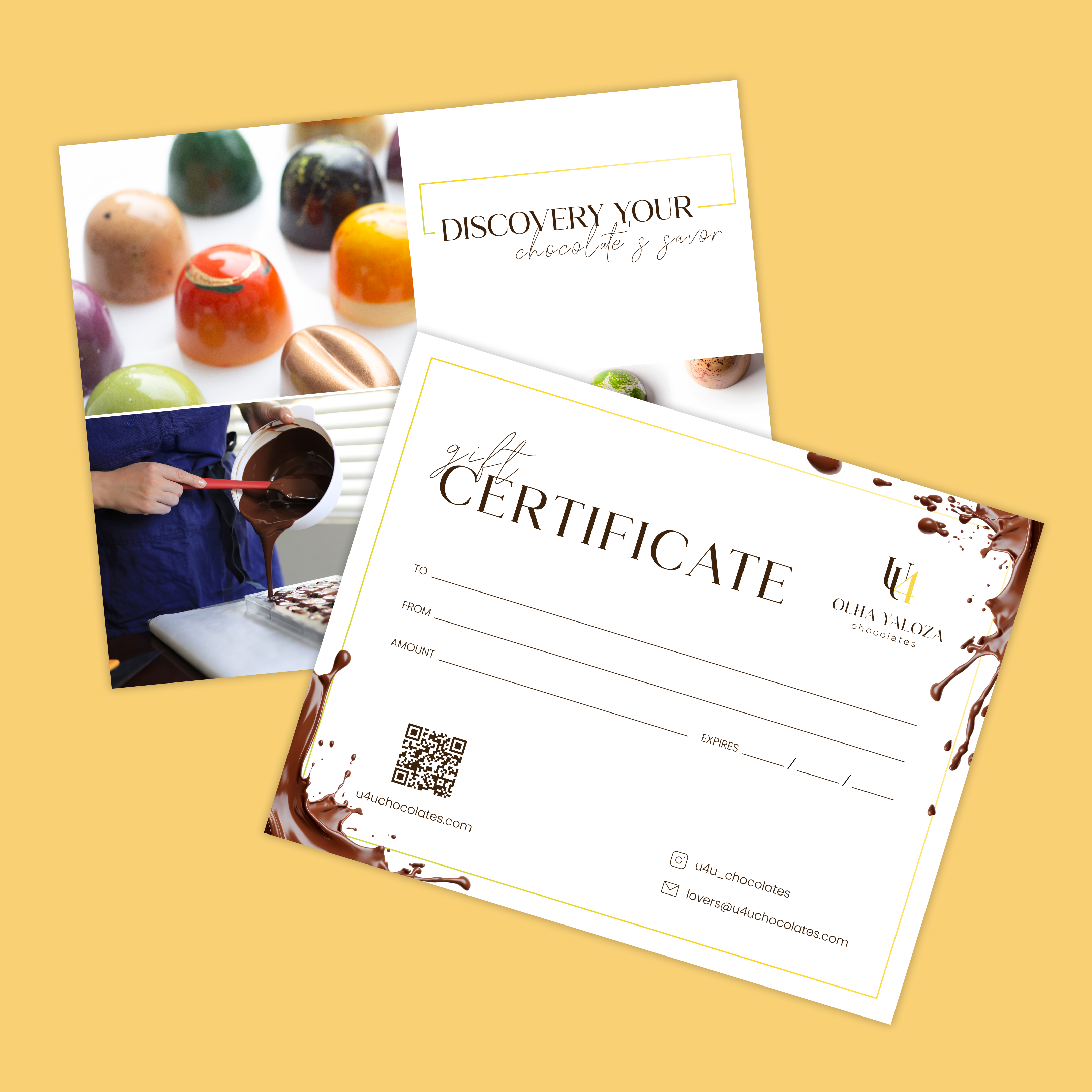 Gift Certificate for Gourmet Chocolates