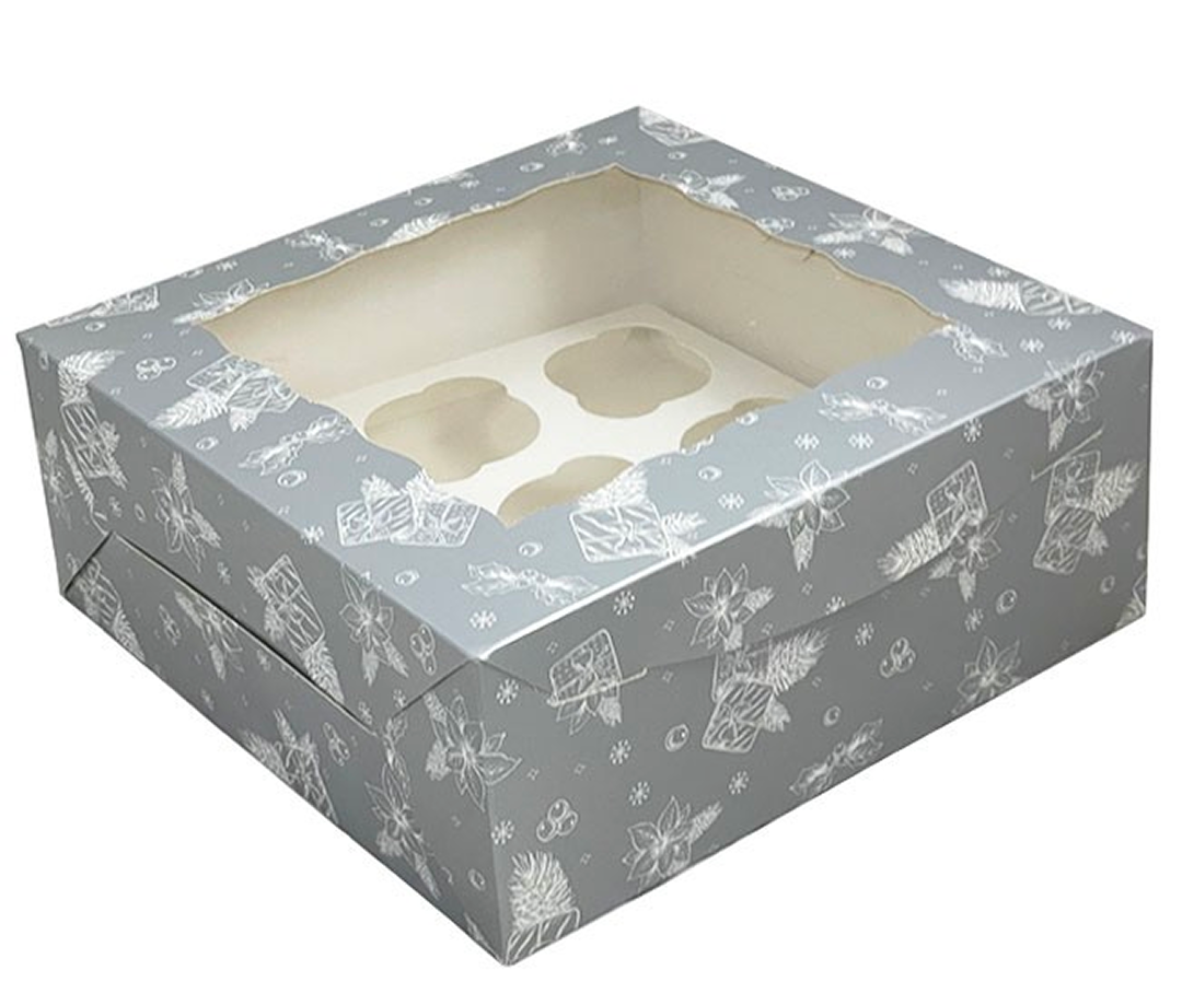 Для капкейків (на 9 шт.) 25×25×10 см