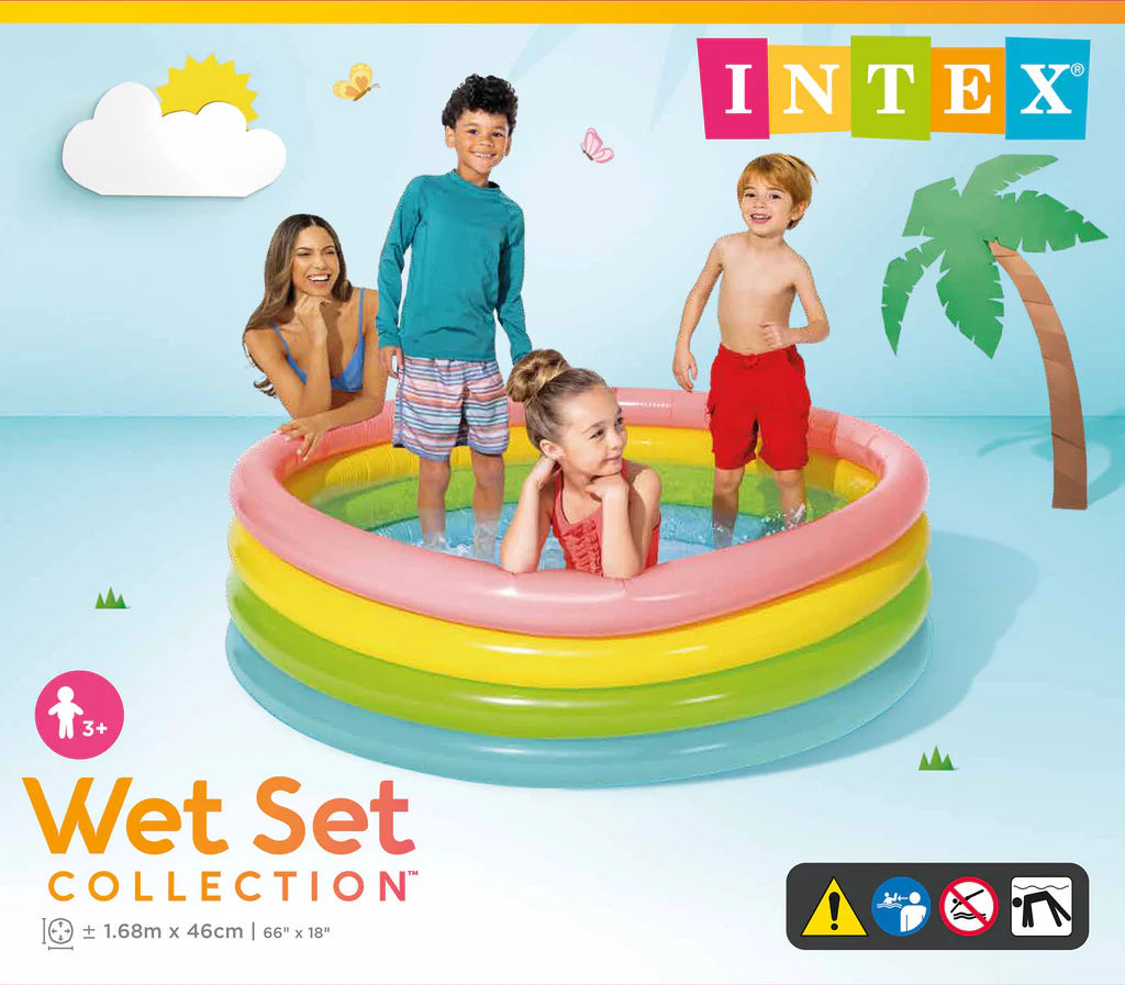 Басейн Intex 56441, "Веселка" 168*45 см