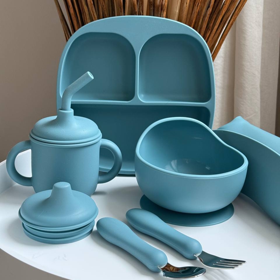 Набір квадрат базовий з 5 предметів, колір - Мурена (Smoke blue)