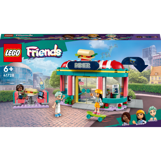 Конструктор LEGO Friends Хартлейк Сіті: ресторанчик в центрі міста (41728)