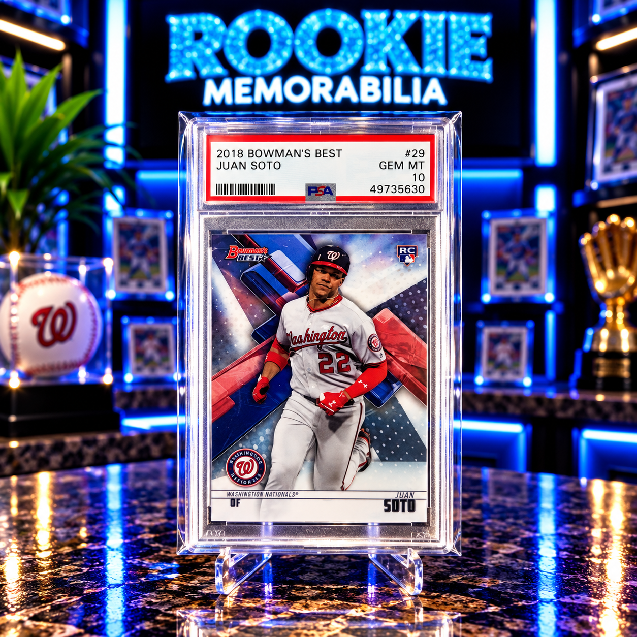 Juan Soto RC BOWMAN PSA 10