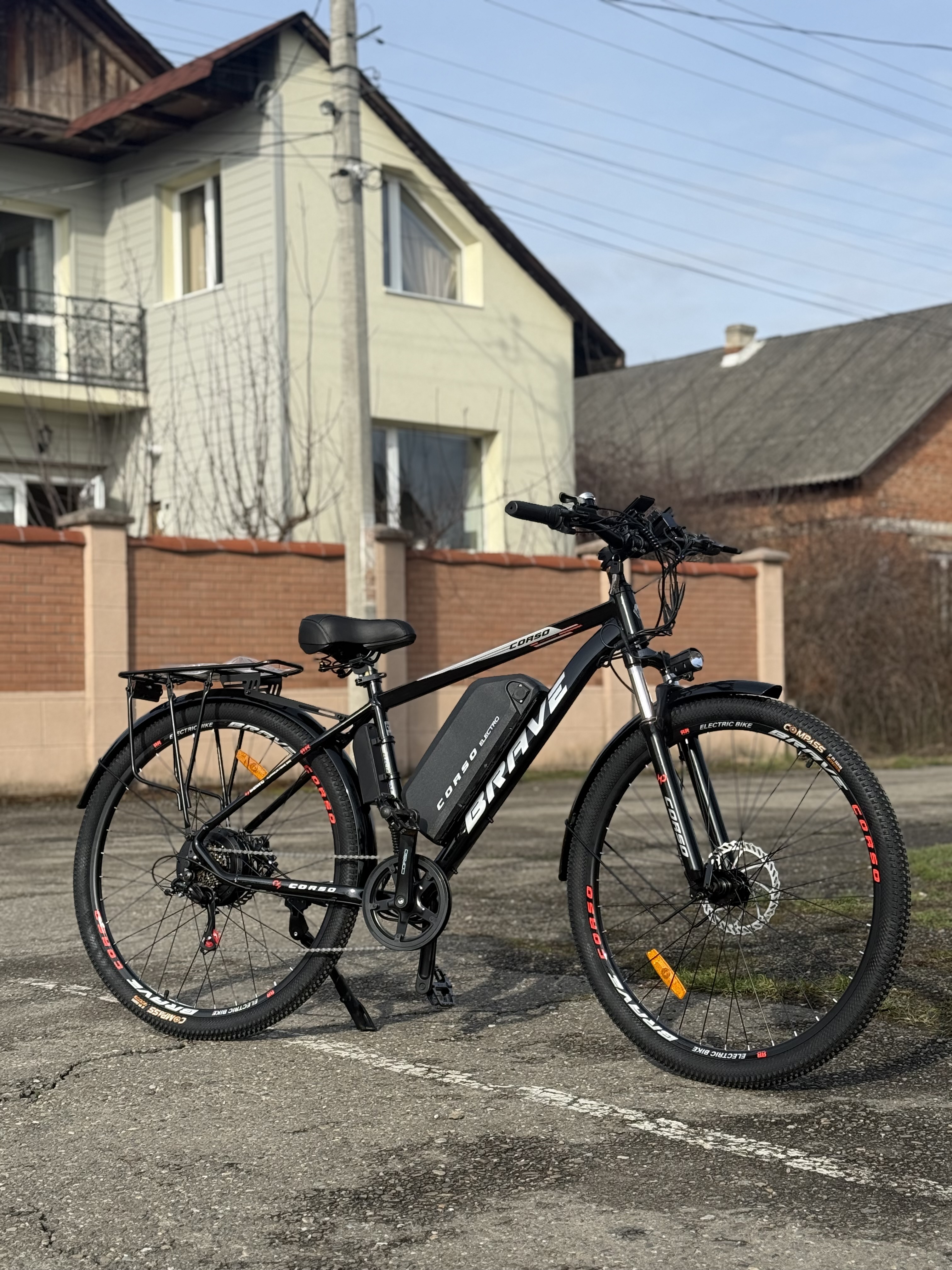 Електровелосипед Corso Brave 750W 48V/20Ah потужний міський e-bike, до 50 км/год, великий запас ходу, безкоштовна доставка