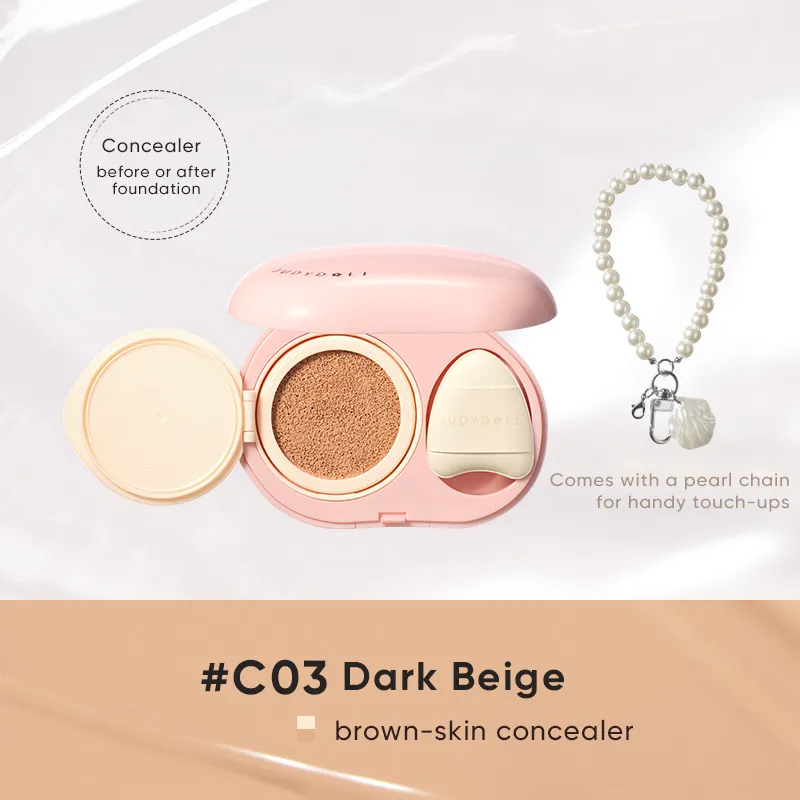 Judydoll - Little Pearl Highlighting Cushion | Кушон для обличчя #C03 Dark Beige