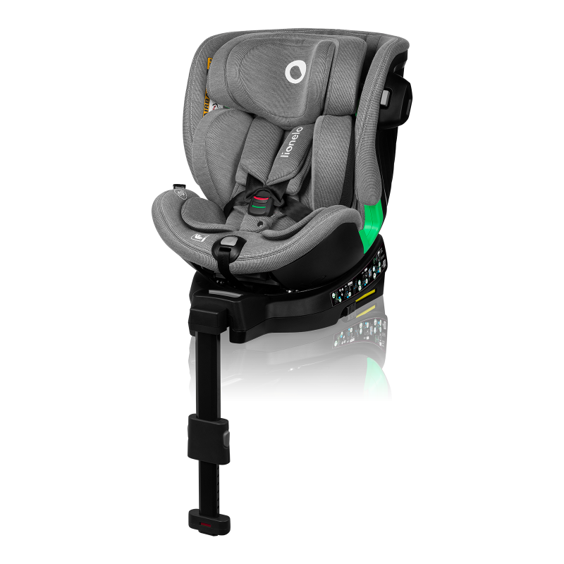 Автокрісло Lionelo 0-36 кг ​​Harmony i-Size Grey Concrete Bamboo