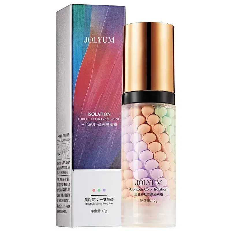 База під макіяж для обличчя триколірна Jolyum Isolation Three Color Grooming 40 мл