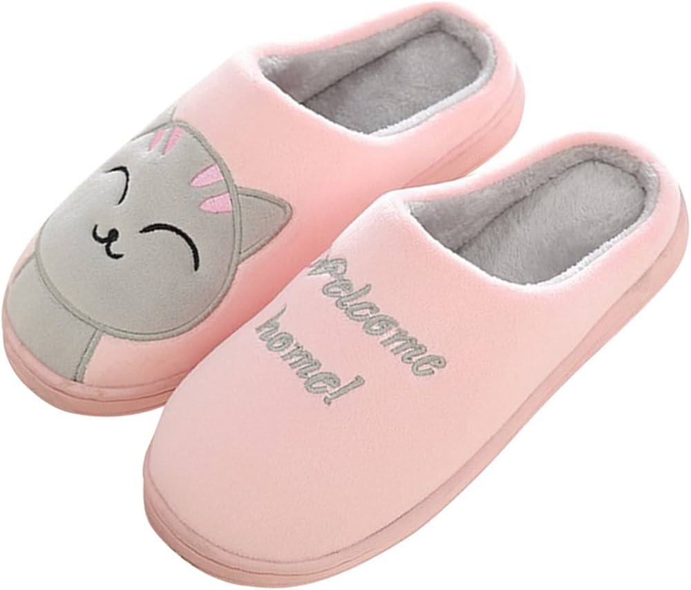 Тапочки домашні кімнатні рожеві з котиком