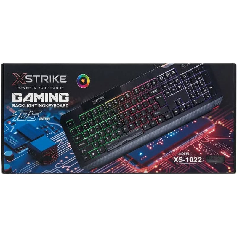 Клавіатура XSTRIKE XS-1022 USB RGB Black