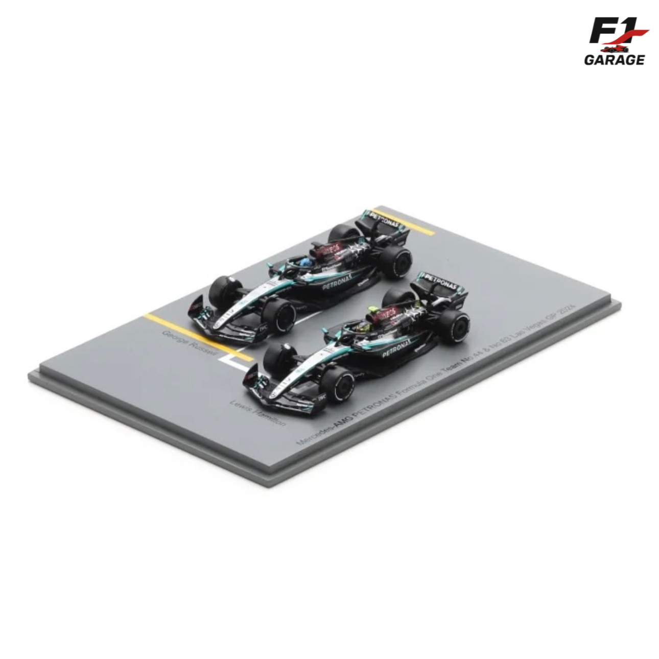 Spark Mercedes W15 Hamilton and Russell, 1:64, Las Vegas GP 2024