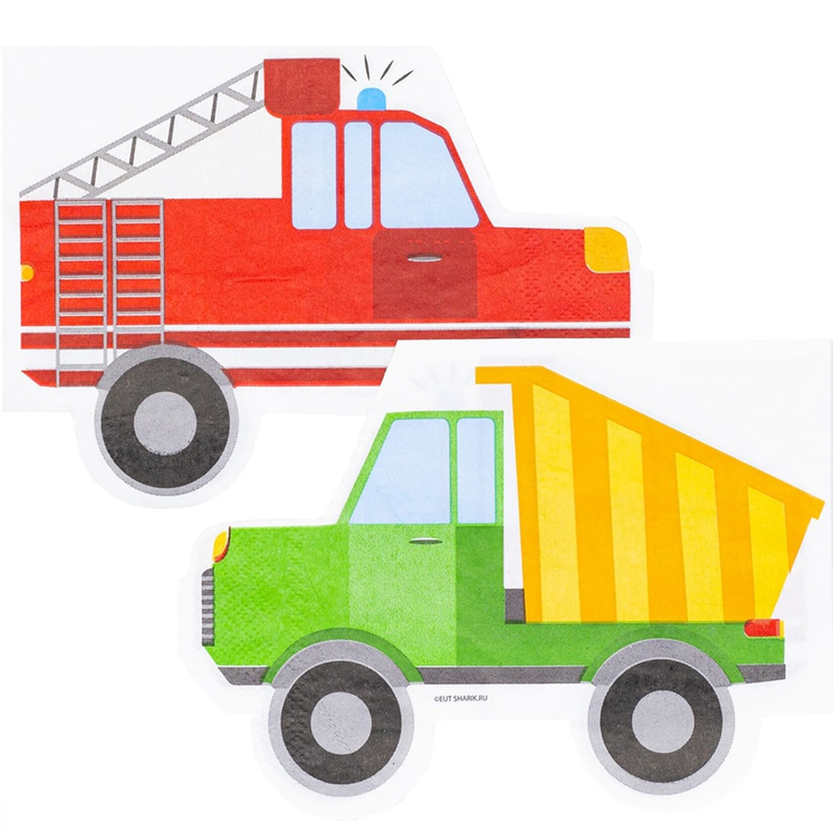 Серветки машинки фігурні 12шт