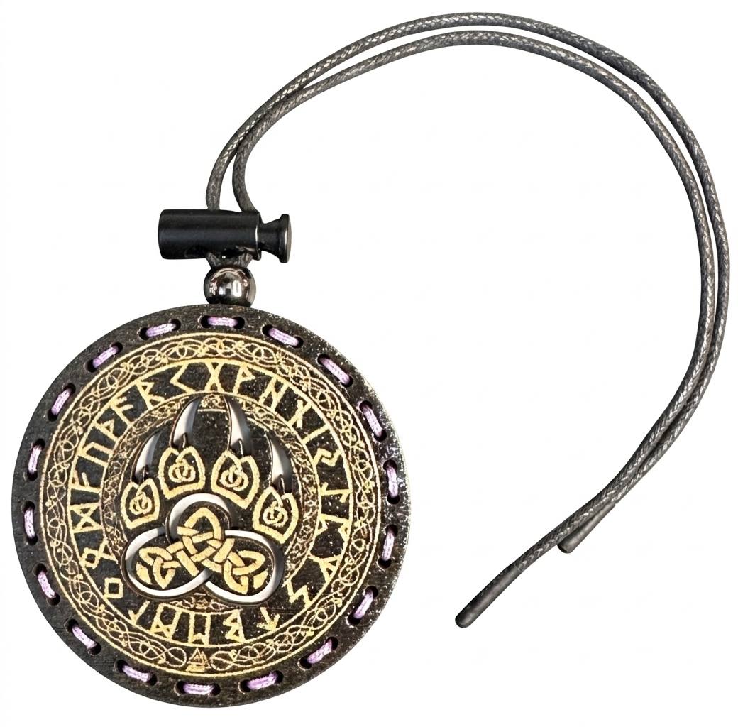 Подвеска в автомобиль “Veles’ Paw: The Runic Path” 🐾