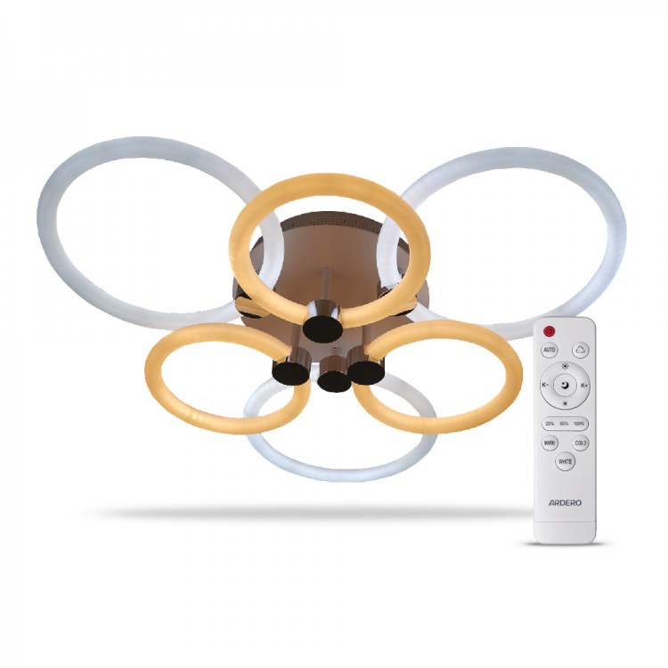 Світлодіодна люстра з пультом Ardero AL6136ARD FELICITY 115W