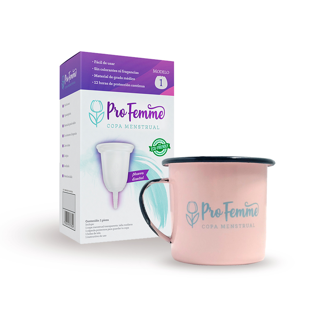 ProFemme Copa menstrual + Pocito