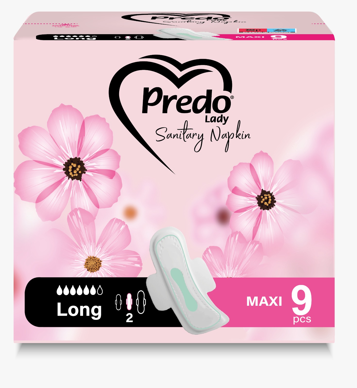 Predo Lady Podpaski Maxi Long 9 szt.