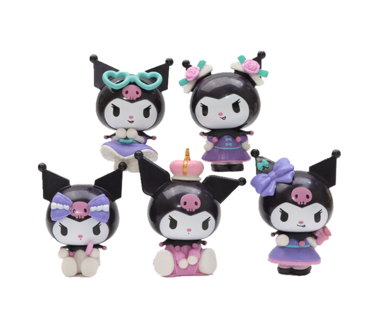 Набір фігурок The Coop Sanrio Kuromi My Melody Cinnamoroll 5 шт 9-10 см