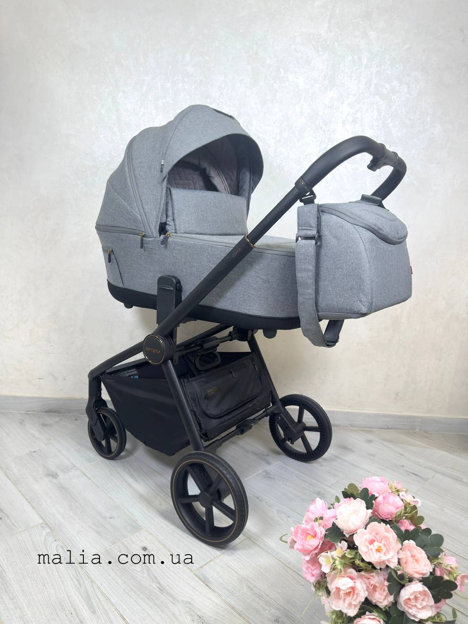 Коляска універсальна CARRELLO Epica 2025 CRL-8510 3в1 Silver Grey