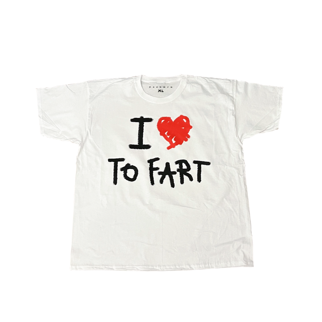 "I love to fart"  футболка від Lantsugi
