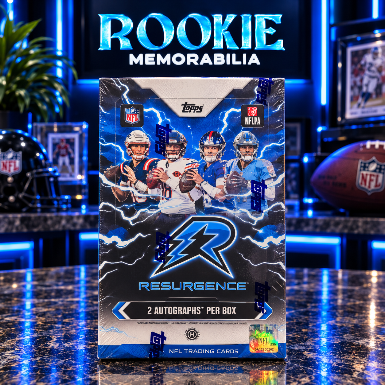 NFL RESURGENCE HOBBY 2 AUTOS