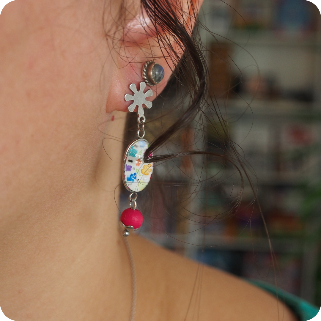 Boucles d'oreilles "Fleur"