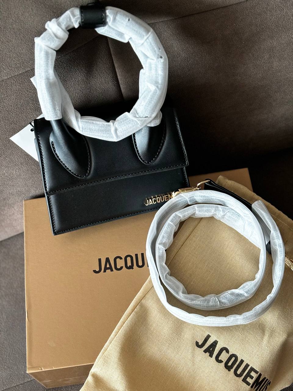 Jacquemus Le Chiquito Noeud Bag Black