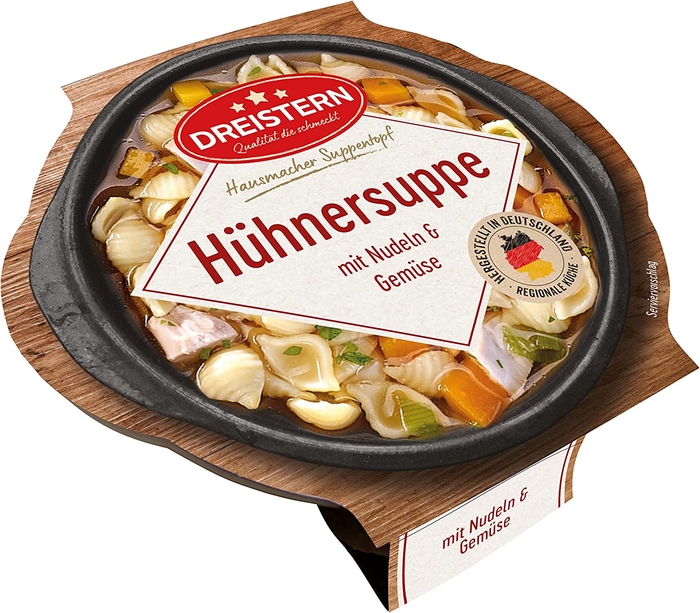 DREISTERN Hühnersuppe Курячий суп з локшиною 400 г