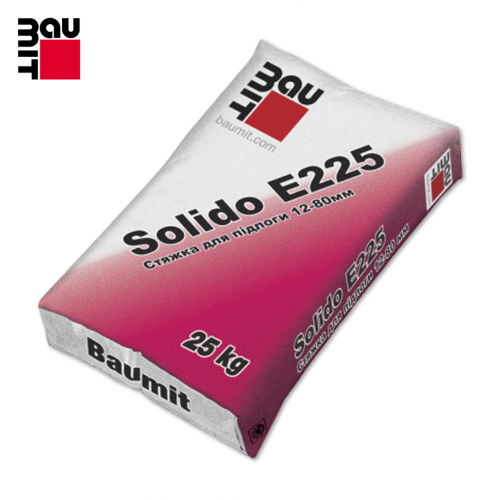 Стяжка цементна Baumit Solido E225, 25 кг