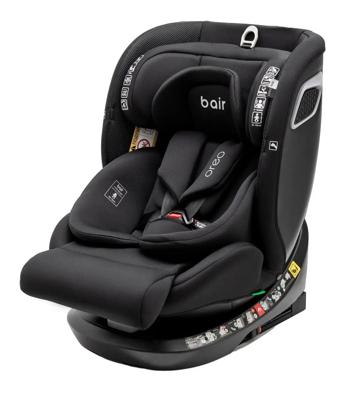 Автокрісло Bair Oreo 360 i-size Iso-fix BO-01 total black