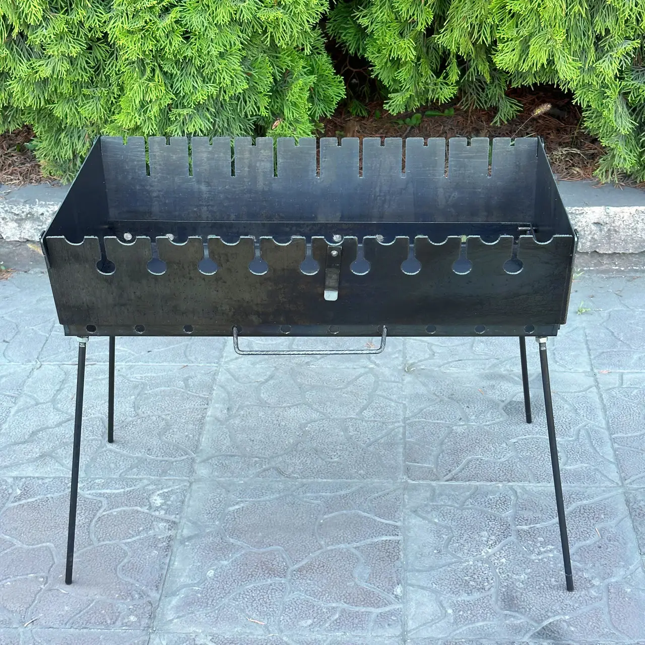 Мангал-валіза  Пегас на 10 шампурів 3мм