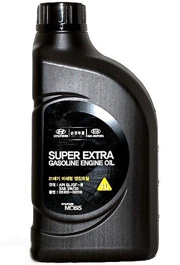 Моторна олива 5W30   Mobis Hyundai/KIA Super Extra Gasoline, 1л.