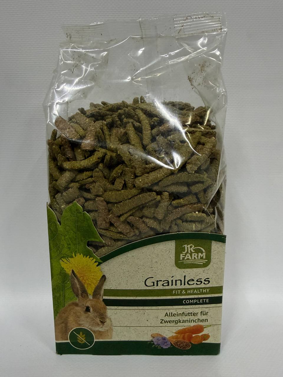 JR Farm Grainless Health Complete Dwarf Rabbit - Беззерновий гранульований корм для кроликів 600 г і 1.35 кг