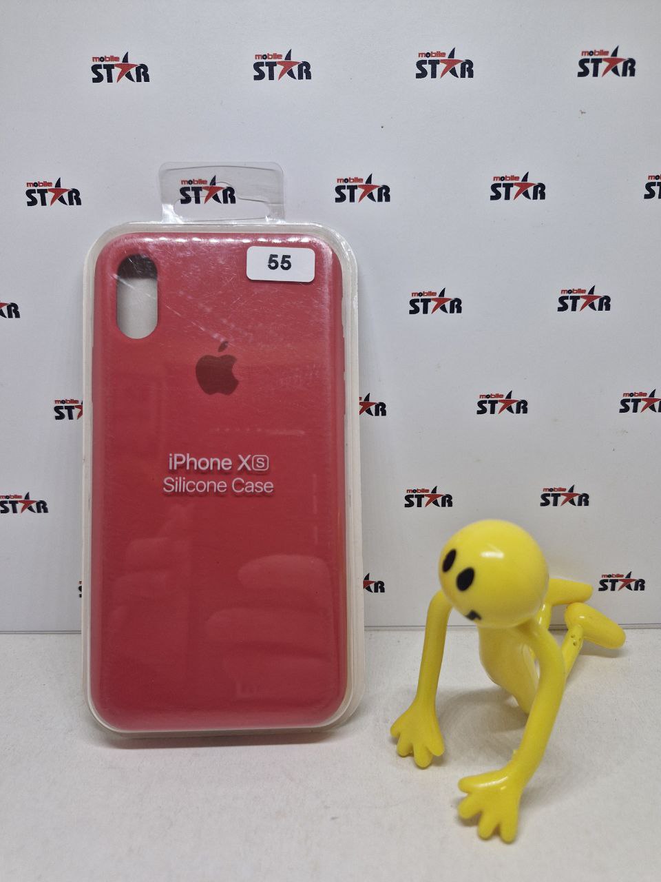 Silicone Case full for iPhone X/XS carmine