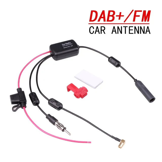 DAB+FM+автомобільна стерео антена. Підсилювач сигналу FM/AM