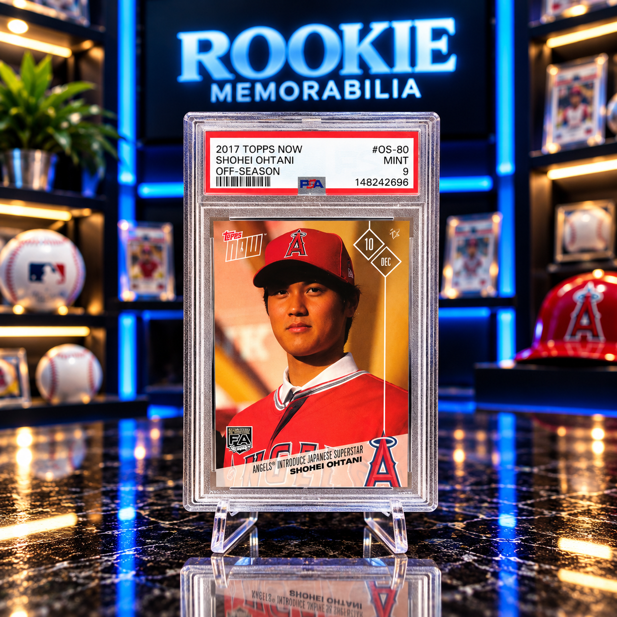 Shohei Ohtani 2017 Topps PSA 9