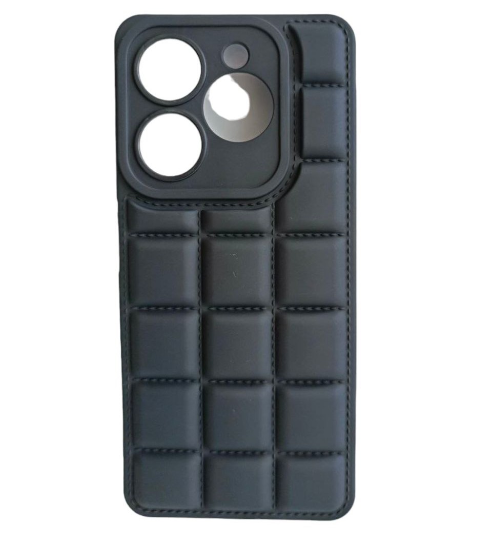 Чохол Fashion Case Chocolate для Tecno Spark 20c Black