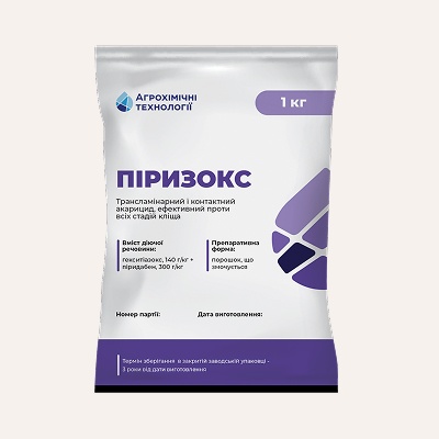 ПІРИЗОКС(АХТ) 10 г, потужний професійний акарицид проти кліщів.