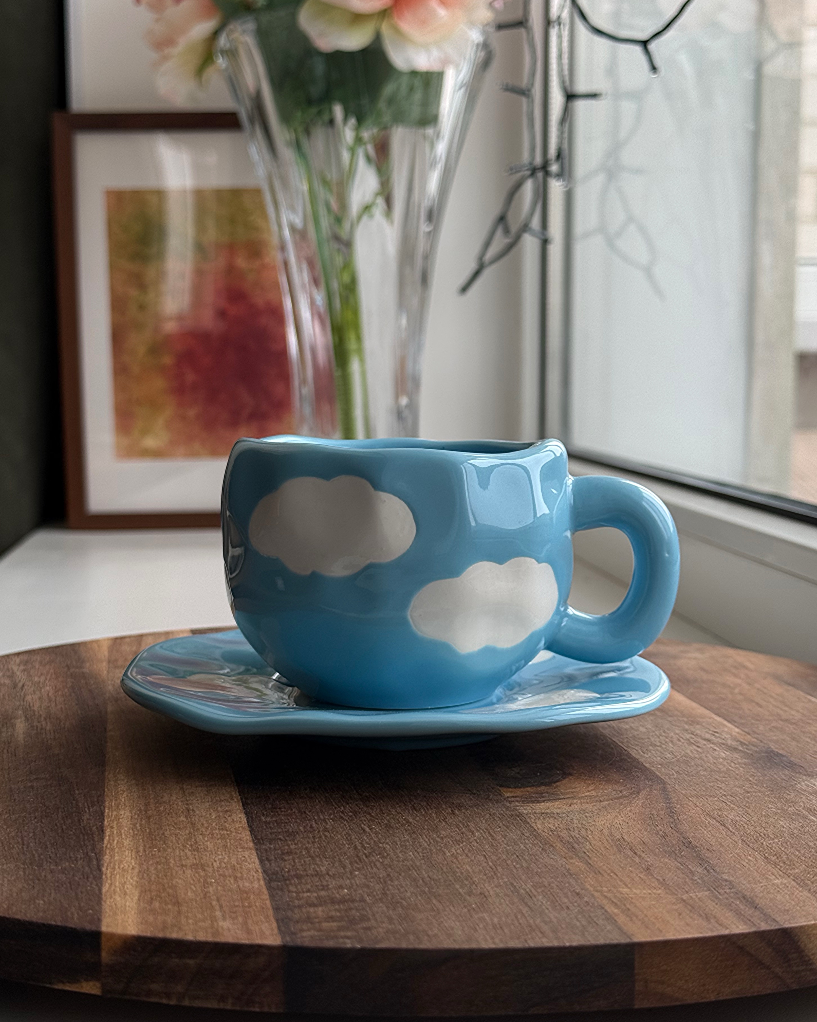 Чашка з блюдцем 