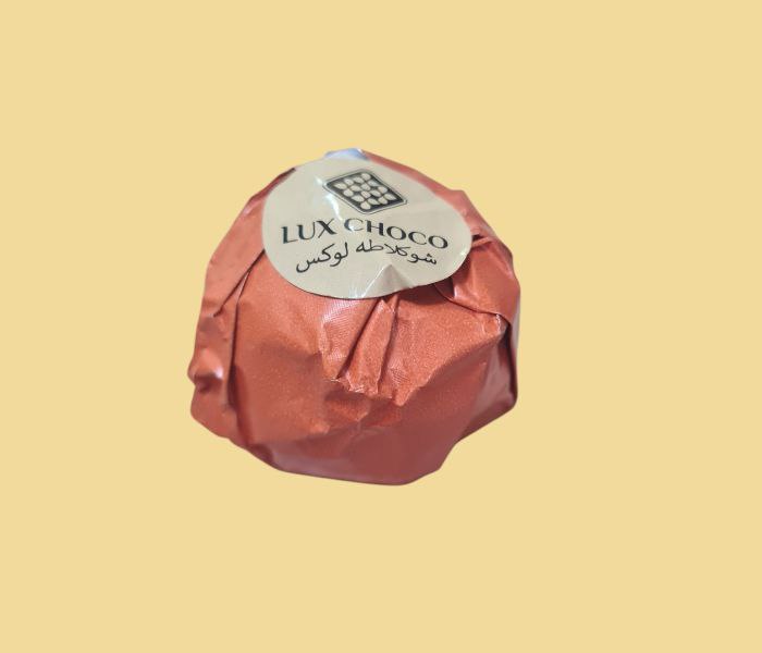 Дубайські цукерки Lux Choco горіхи та апельсин(помаранчева)