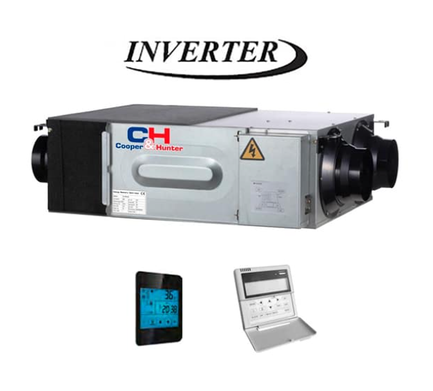 ВЕНТИЛЯЦІЙНІ УСТАНОВКИ ІЗ РЕКУПЕРАЦІЄЮ ТЕПЛА (INVERTER) CH-HRV3.5KDC