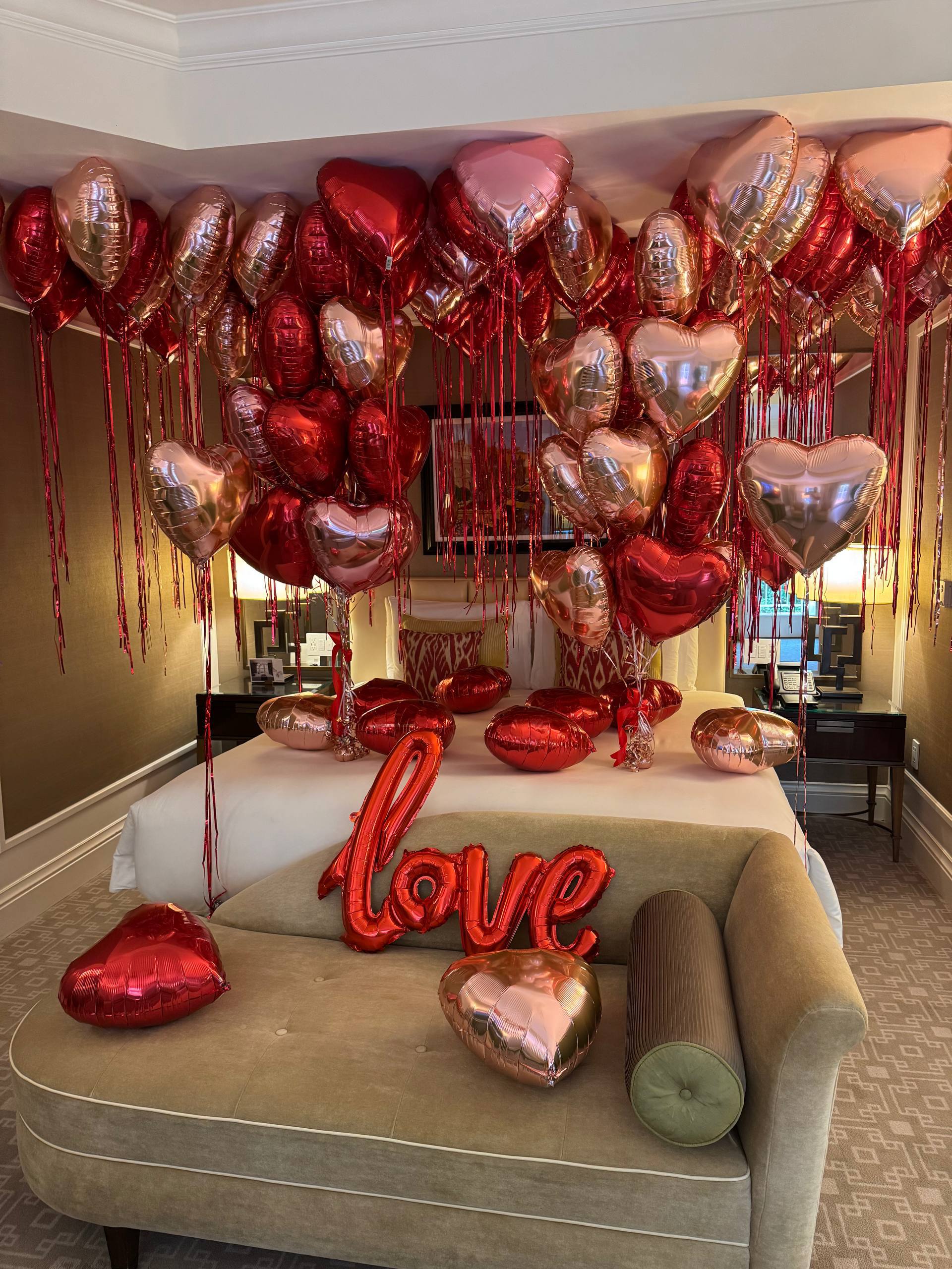 Romantic Love Room Balloon Package