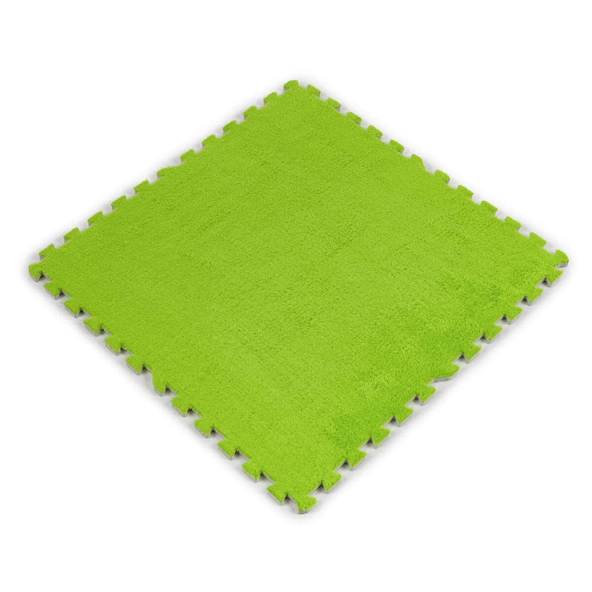 Підлога - пазл плюшевий САЛАТОВИЙ 60*60*1cm