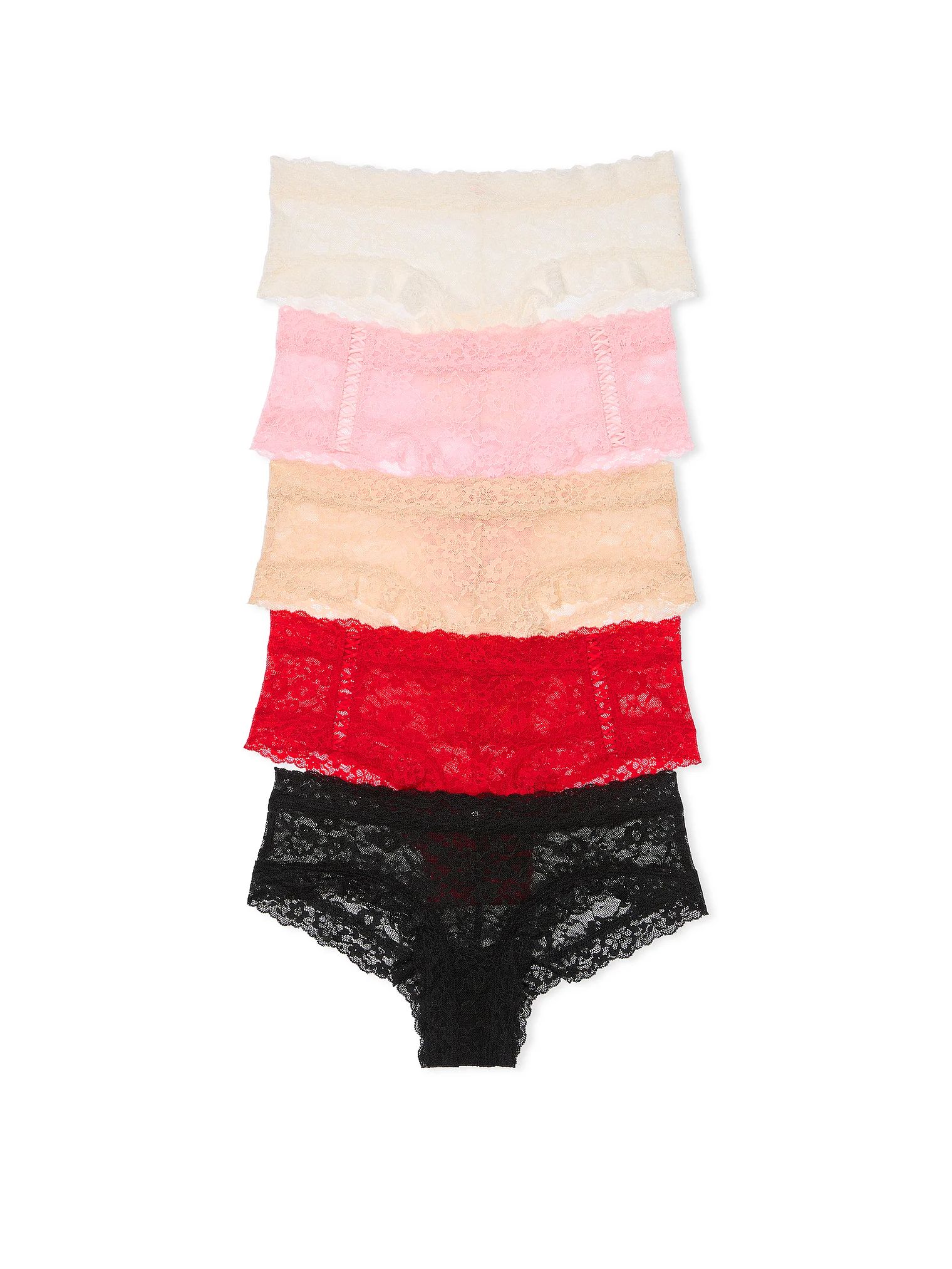 Набір трусиків 5-Pack Lace Cheeky Panties